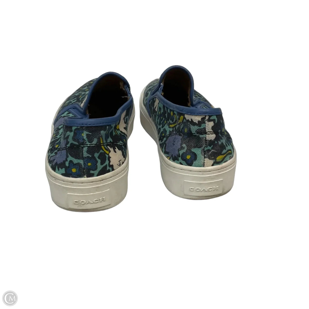 Shoes Designer By Coach In Blue, Size: 11
