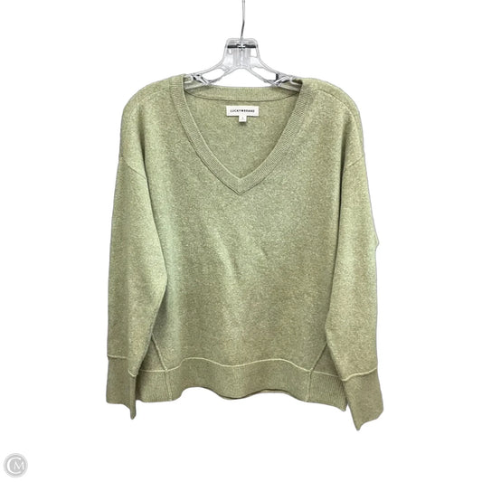 Sweater By Lucky Brand In Green, Size: S