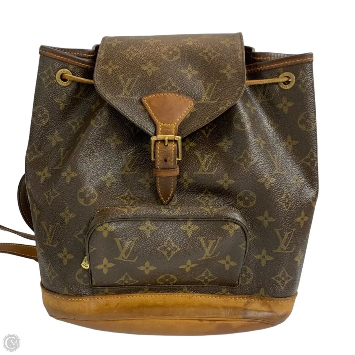 Backpack Luxury Designer By Louis Vuitton, Size: Medium