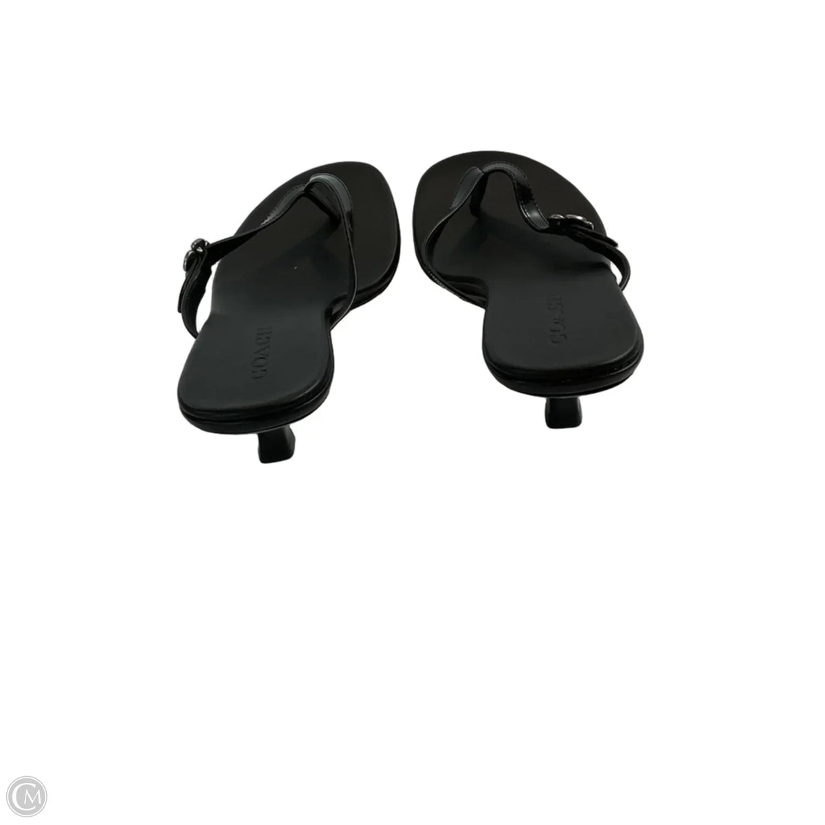 Sandals Designer By Coach In Black, Size: 9.5