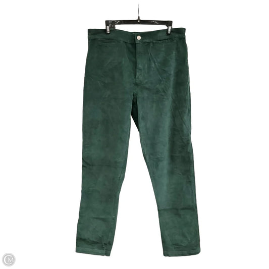 Pants Corduroy By Madewell In Green, Size: 12