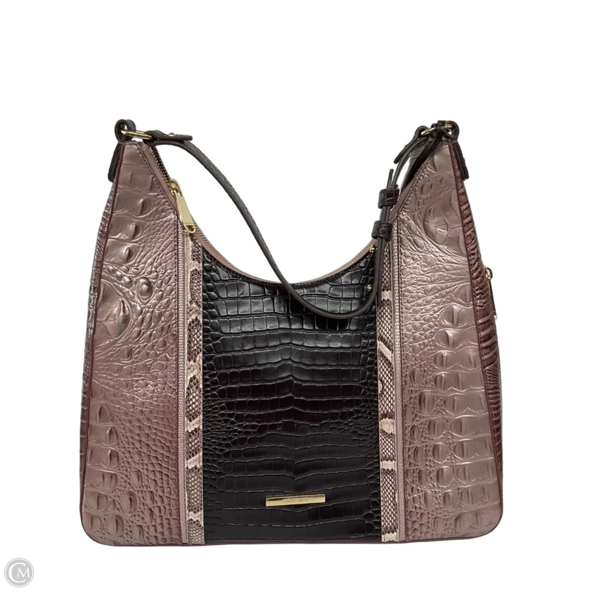 Handbag Designer By Brahmin, Size: Large