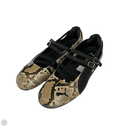 Shoes Flats By Puma In Snakeskin Print, Size: 11
