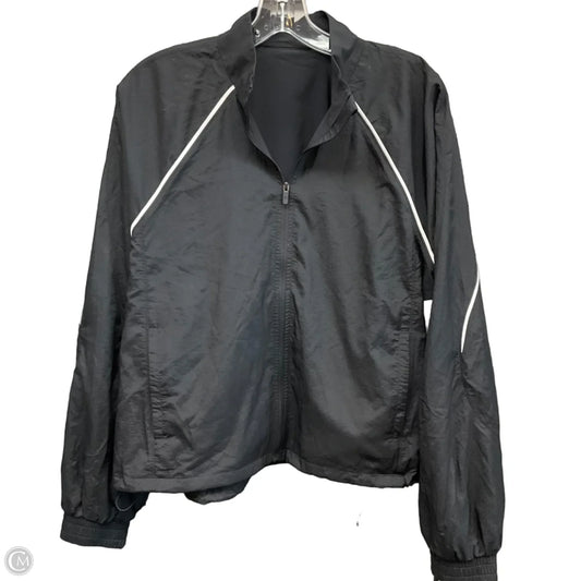Athletic Jacket By Lululemon In Black, Size: 6