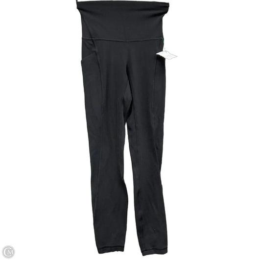 Athletic Leggings By Lululemon In Black, Size: 0