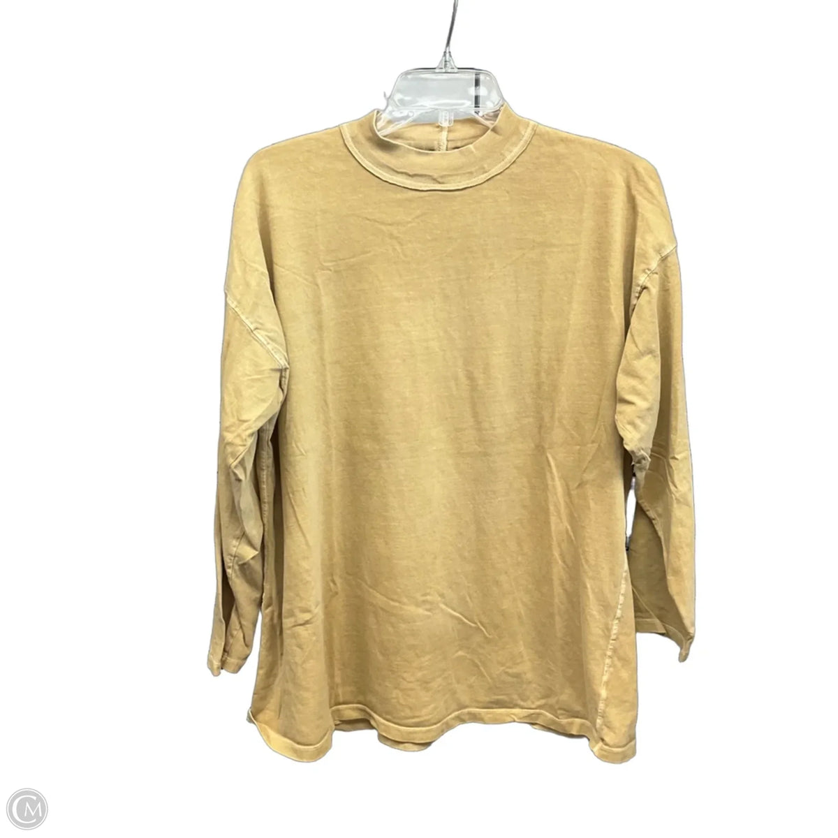 Top Long Sleeve Basic By We The Free In Yellow, Size: S