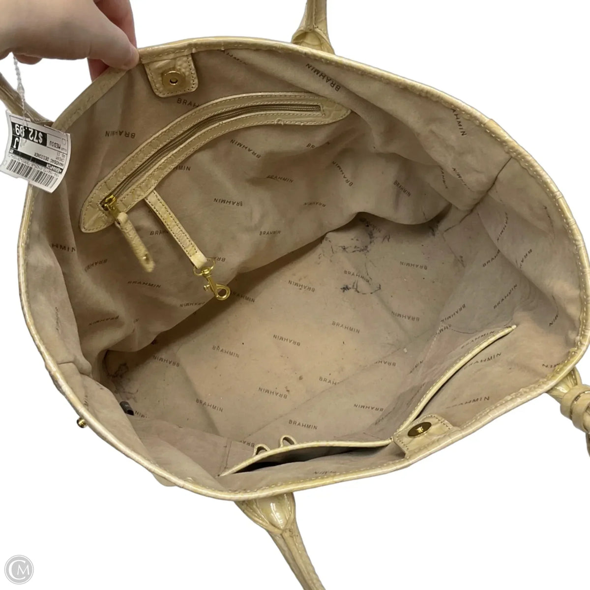 Handbag Designer By Brahmin, Size: Medium