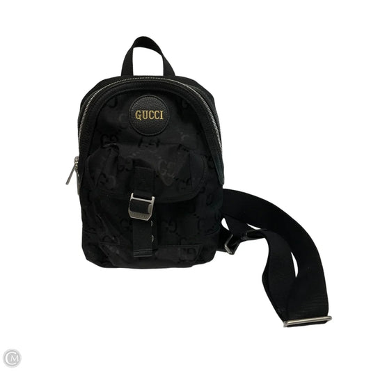Backpack Luxury Designer By Gucci, Size: Medium