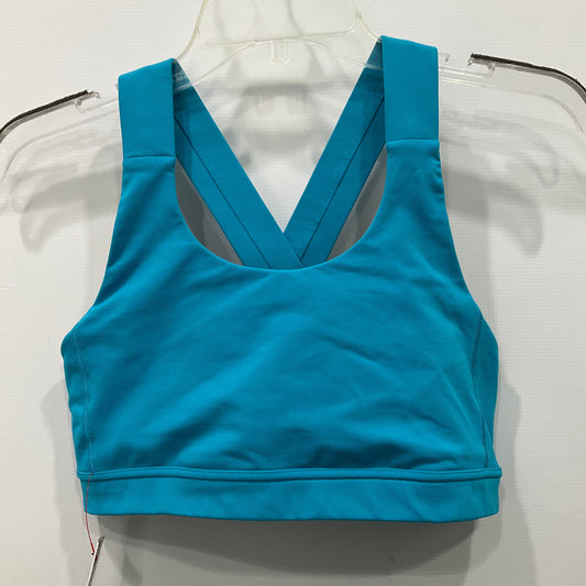 Athletic Bra By Lululemon In Blue, Size: 10