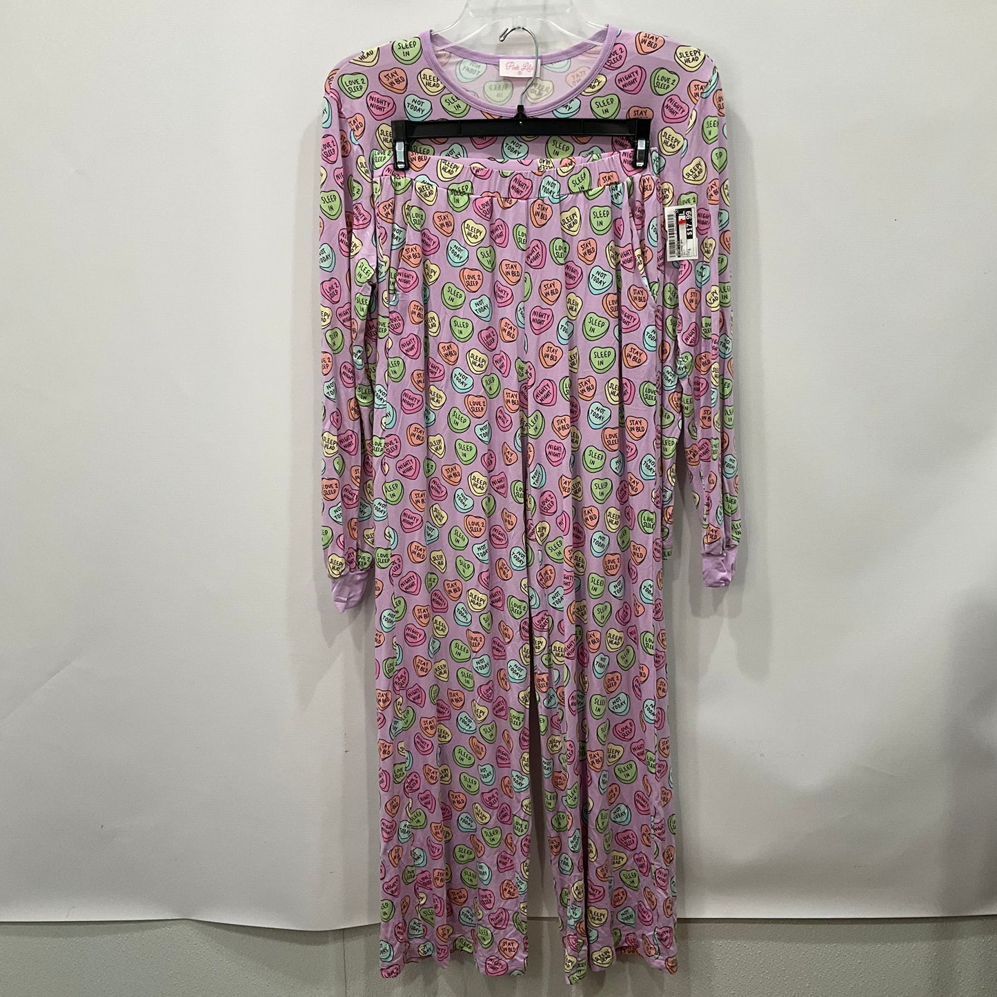 Pajamas 2pc By Pink Lily In Multi-colored, Size: S