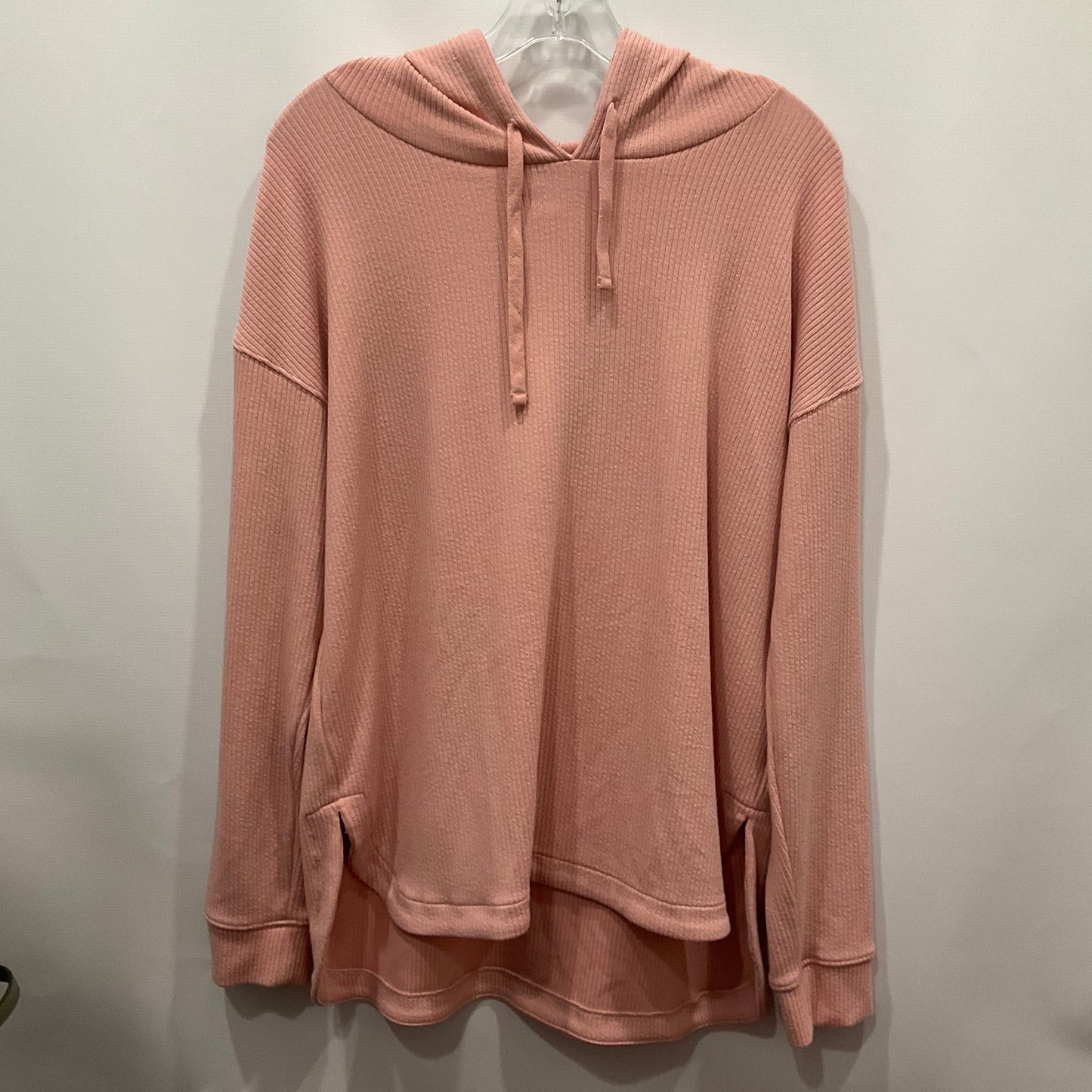 Pink Sweatshirt Hoodie Crewneck Time And Tru, Size M