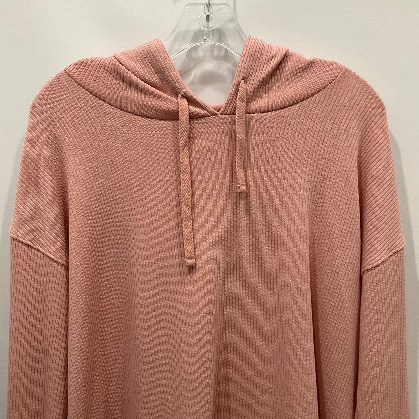 Pink Sweatshirt Hoodie Crewneck Time And Tru, Size M