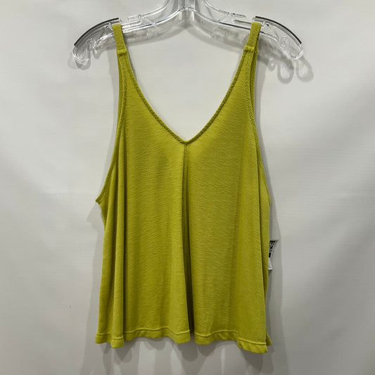 Green Top Sleeveless Basic Free People, Size S