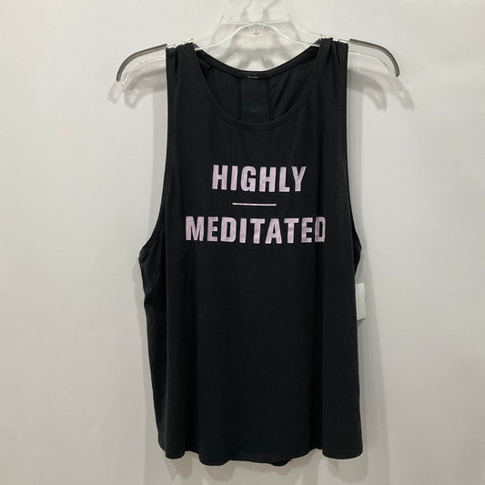 Athletic Tank Top By Lululemon In Black, Size: 10