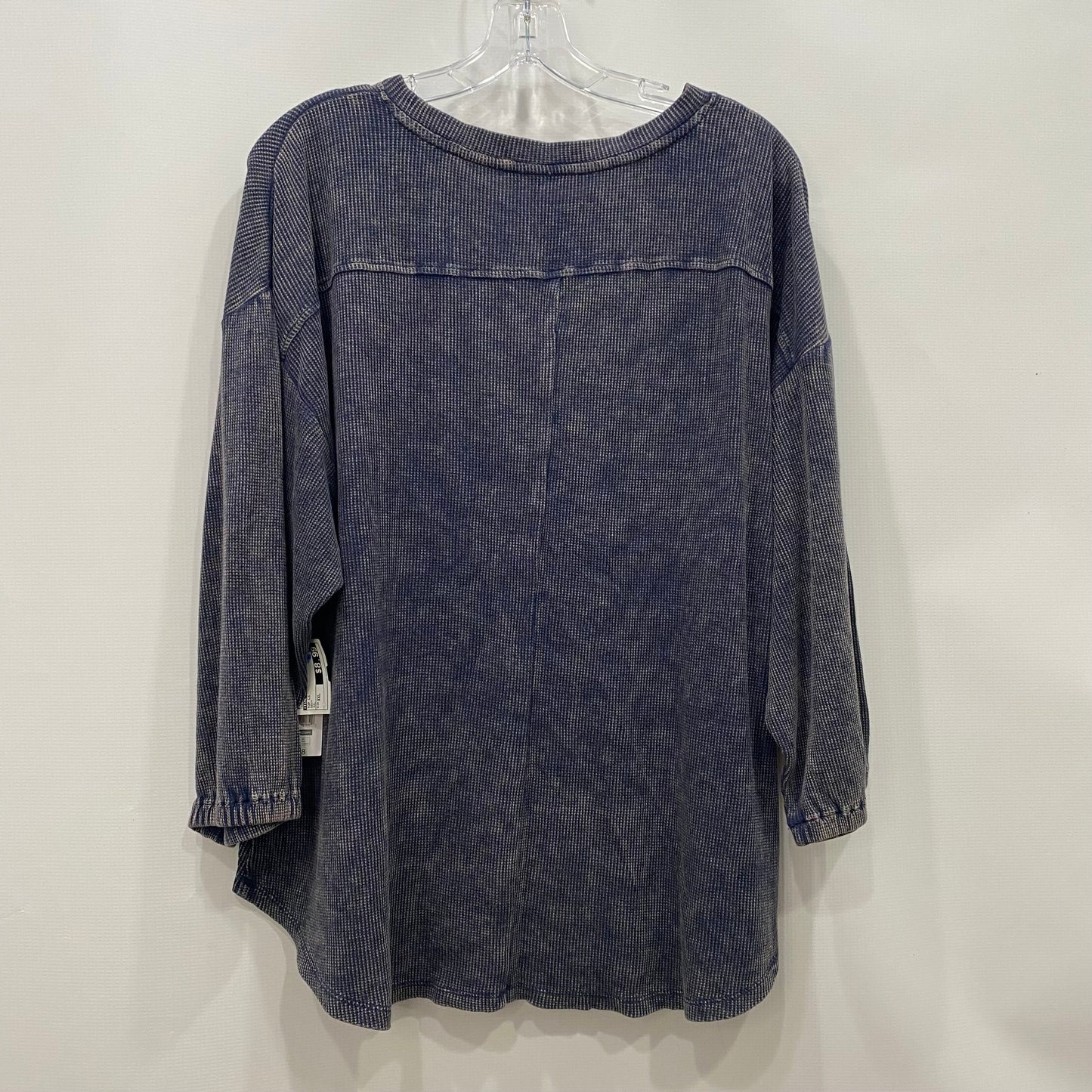 Top Long Sleeve By Time And Tru In Navy, Size: Xxl