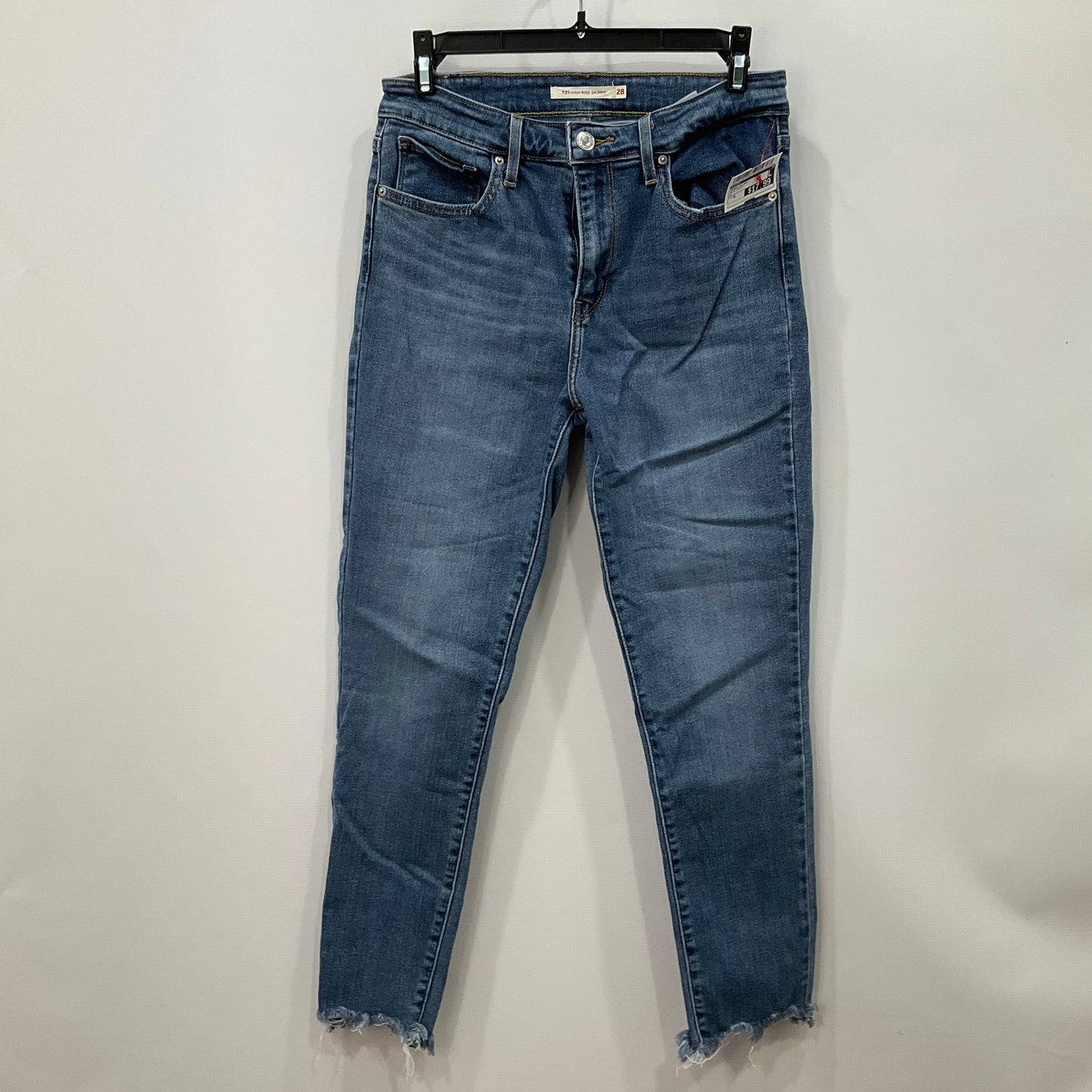 Jeans Skinny By Levis In Blue Denim, Size: 6