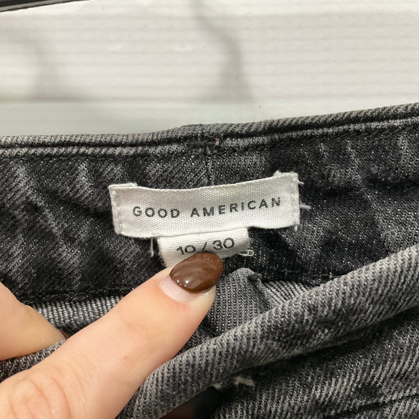 Pants Other By Good American In Black Denim, Size: 10