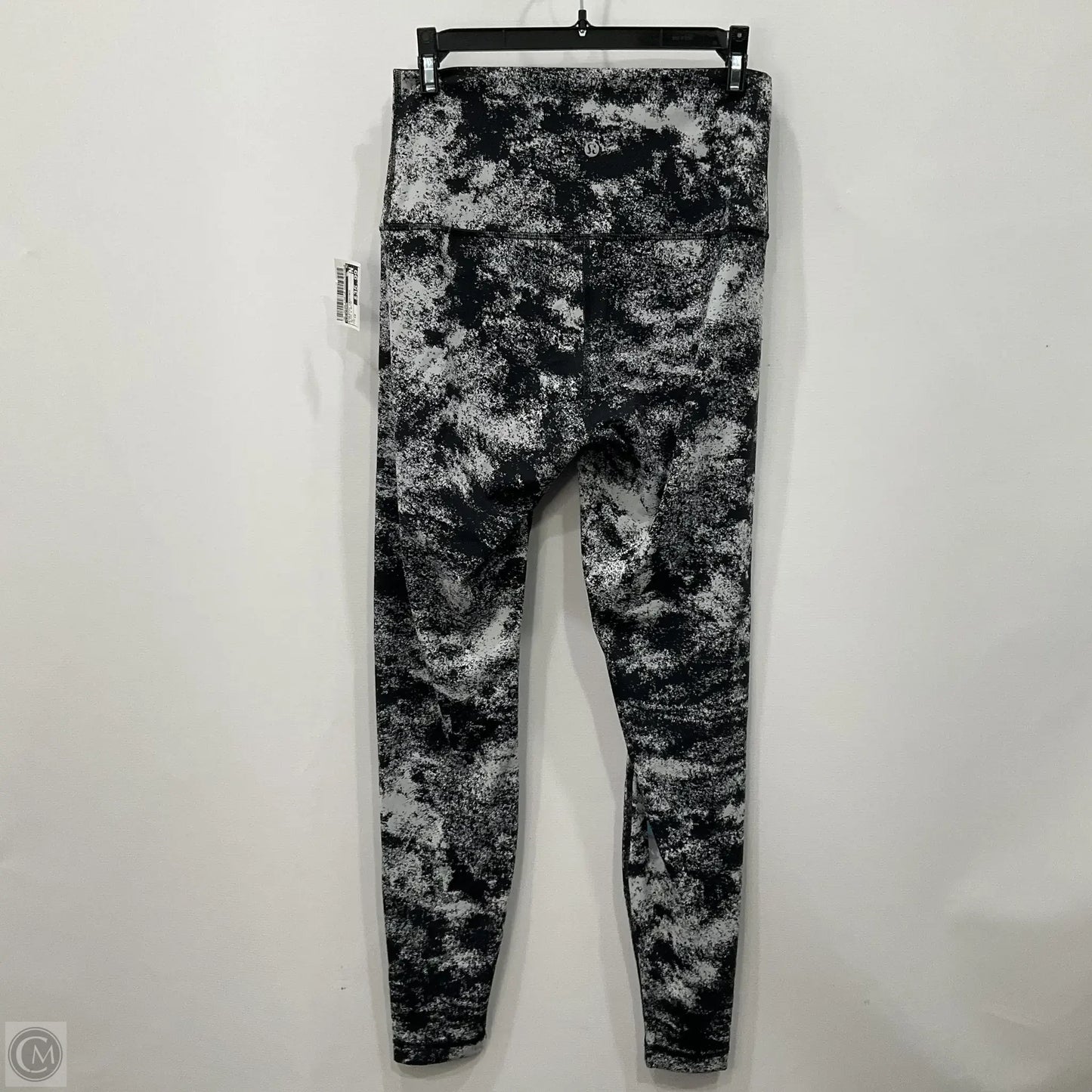 Athletic Leggings By Lululemon In Black & White, Size: 10