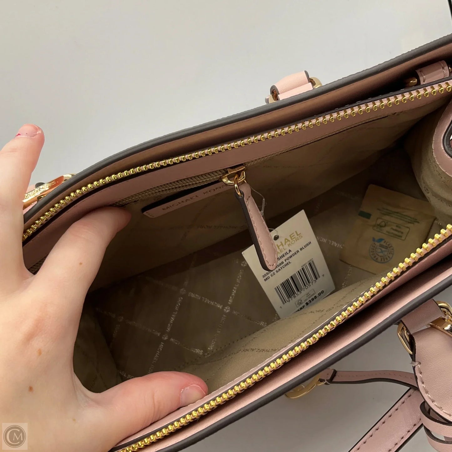 Handbag Designer By Michael Kors, Size: Medium