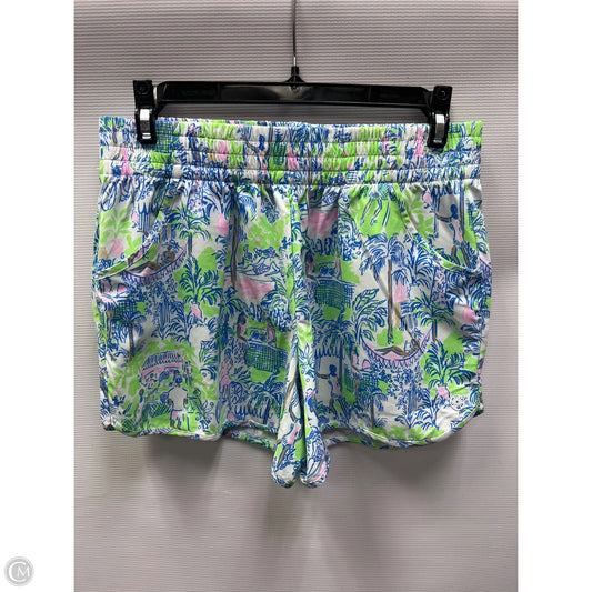Shorts Designer By Lilly Pulitzer In Blue & Green, Size: Xs
