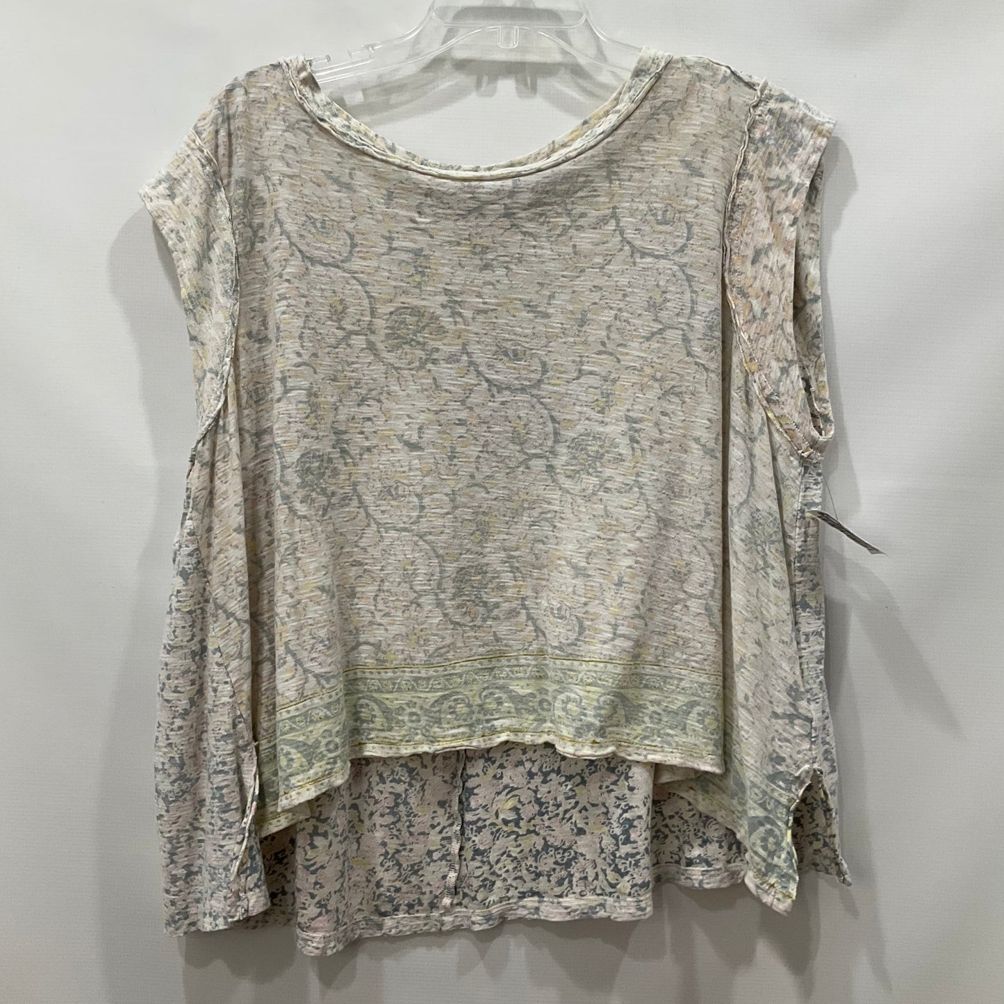 Multi-colored Top Short Sleeve Free People, Size Xs