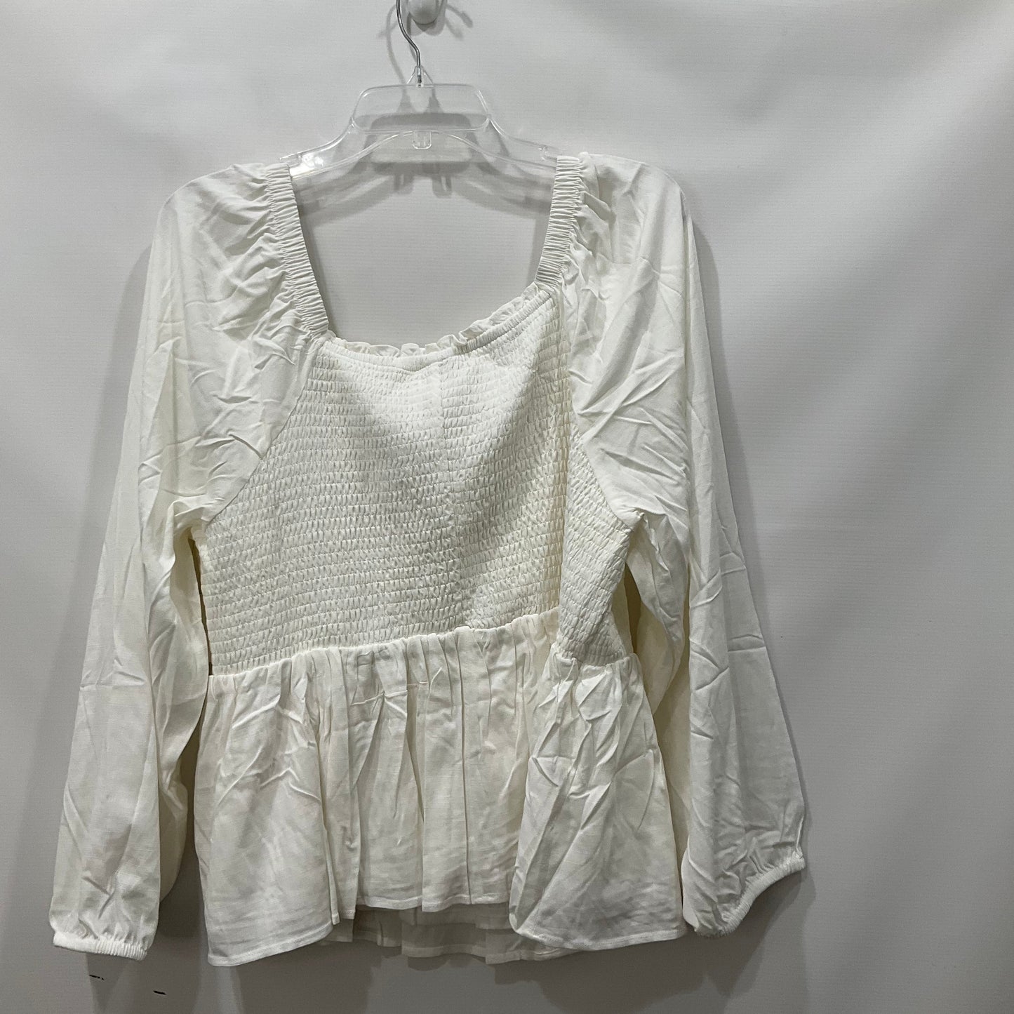 White Top Long Sleeve Torrid, Size 3x