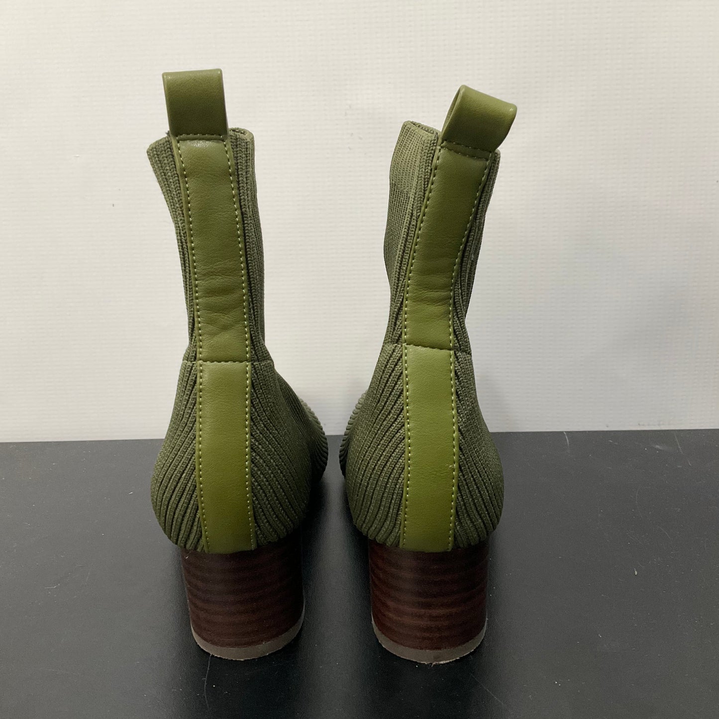 Boots Ankle Heels By Joie In Green, Size: 6.5