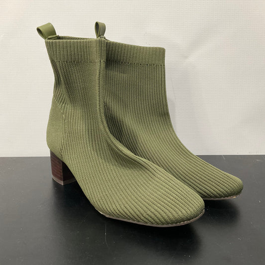 Boots Ankle Heels By Joie In Green, Size: 6.5