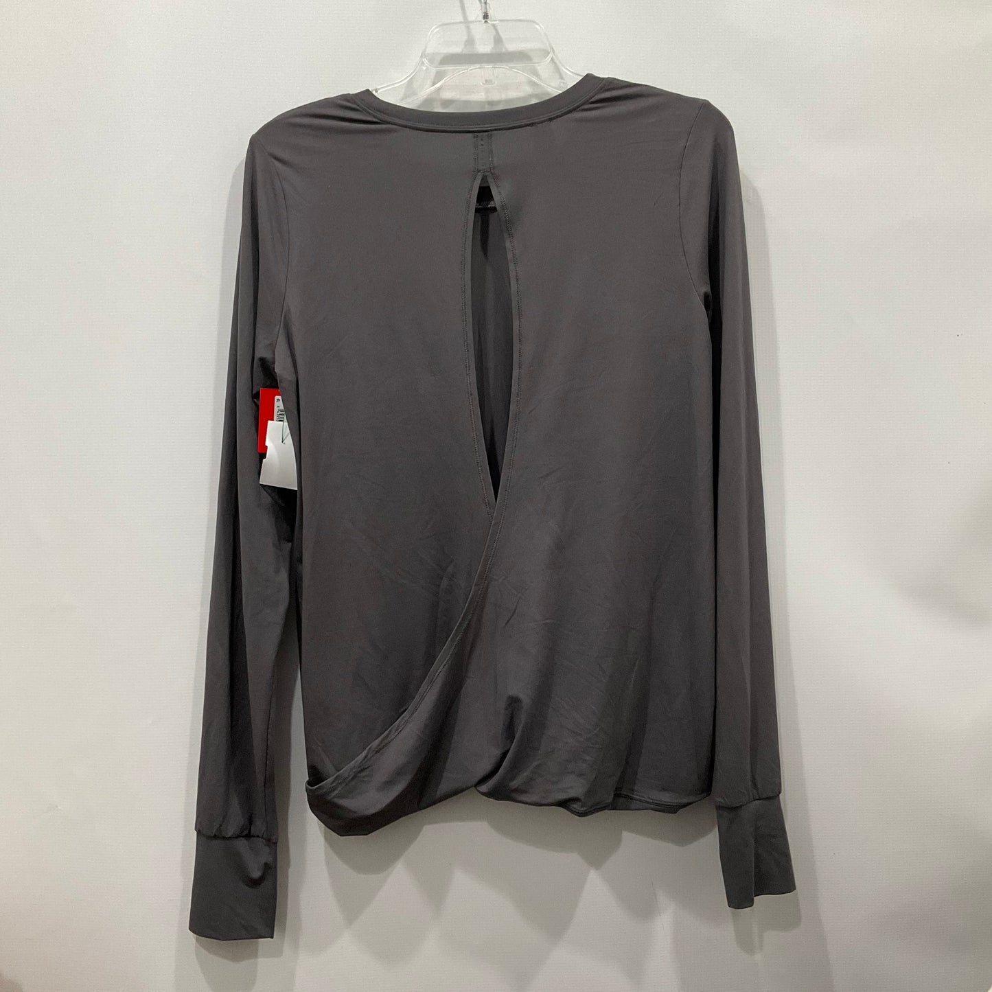 Athletic Top Long Sleeve Crewneck By Spanx In Grey, Size: M