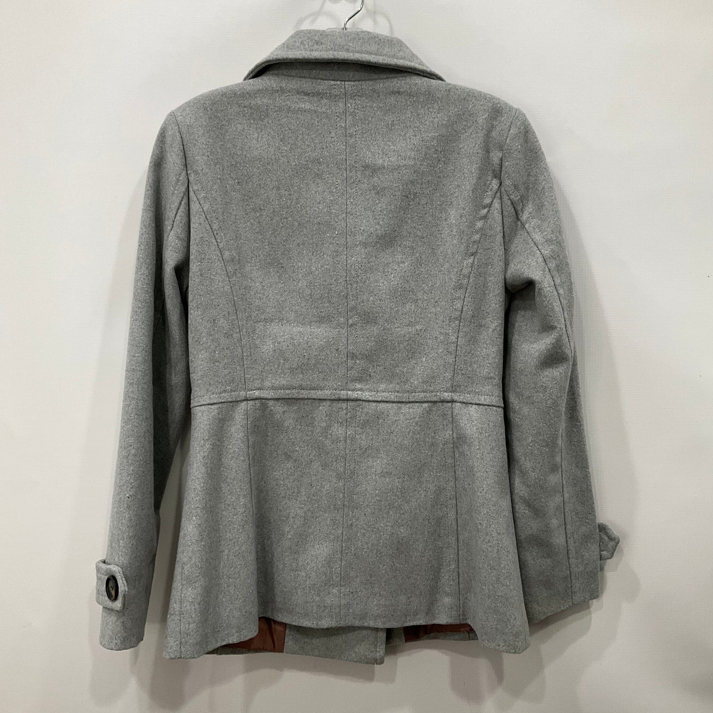 Coat Peacoat By Thread And Supply In Grey, Size: Xs