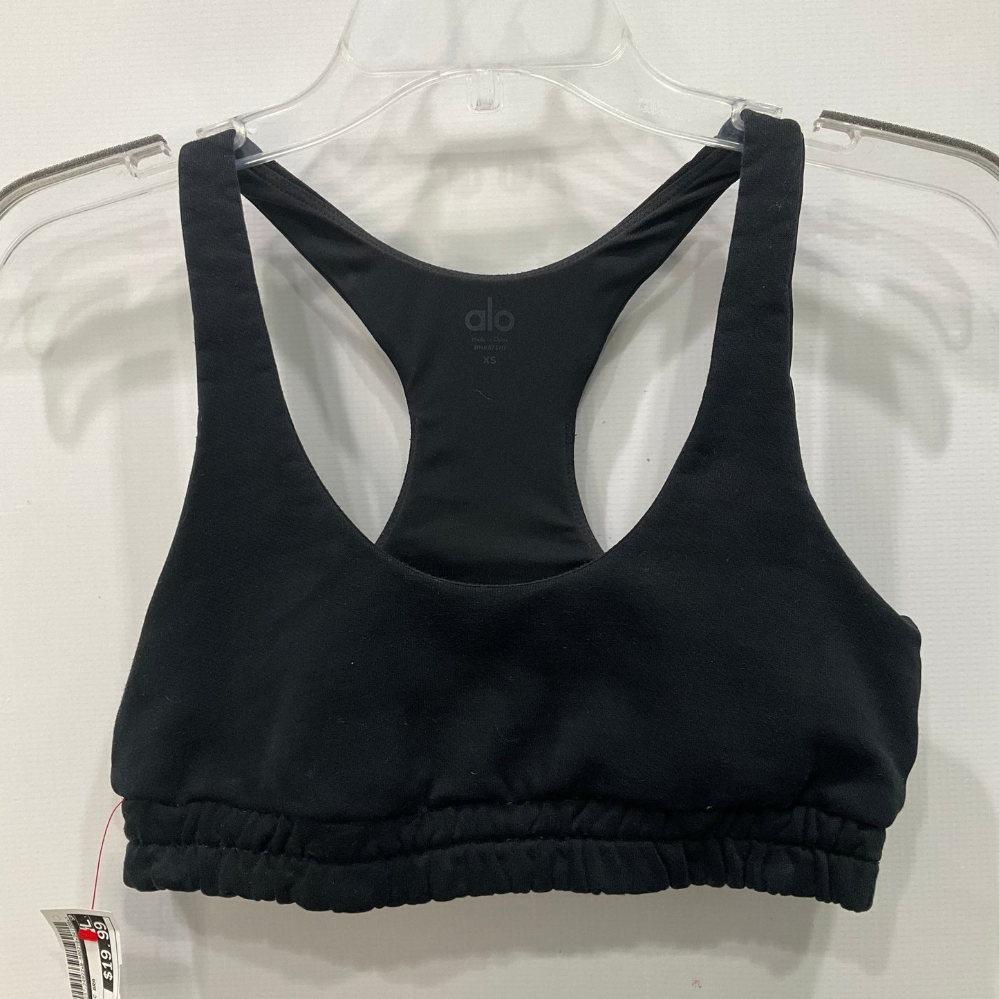 Athletic Bra By Alo In Black, Size: Xs