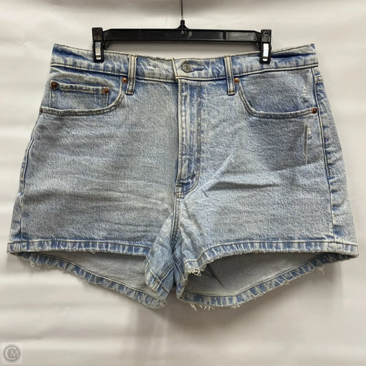 Shorts By Abercrombie And Fitch In Blue Denim, Size: 12