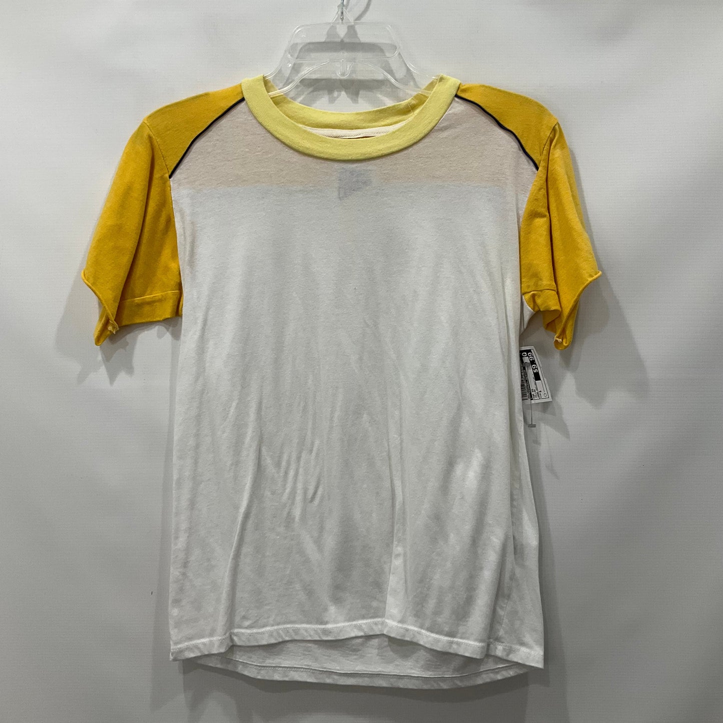 Yellow Top Short Sleeve camp collection, Size S