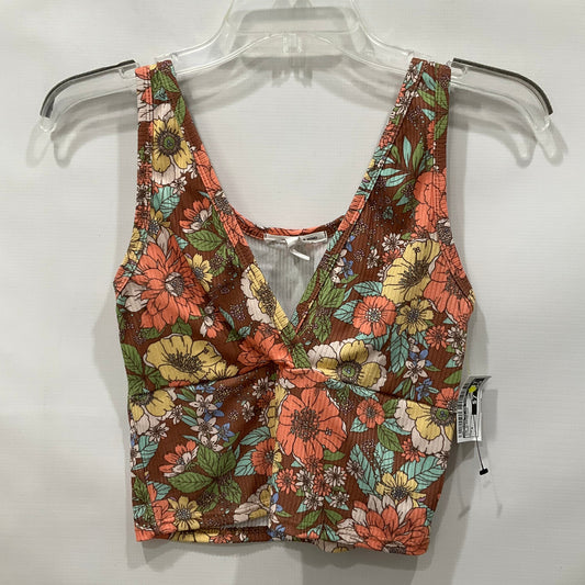 Floral Top Sleeveless Caution To The Wind, Size S