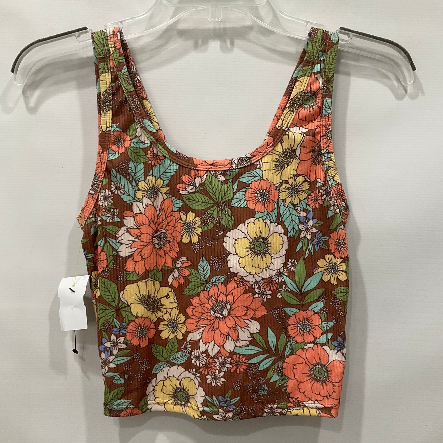 Floral Top Sleeveless Caution To The Wind, Size S