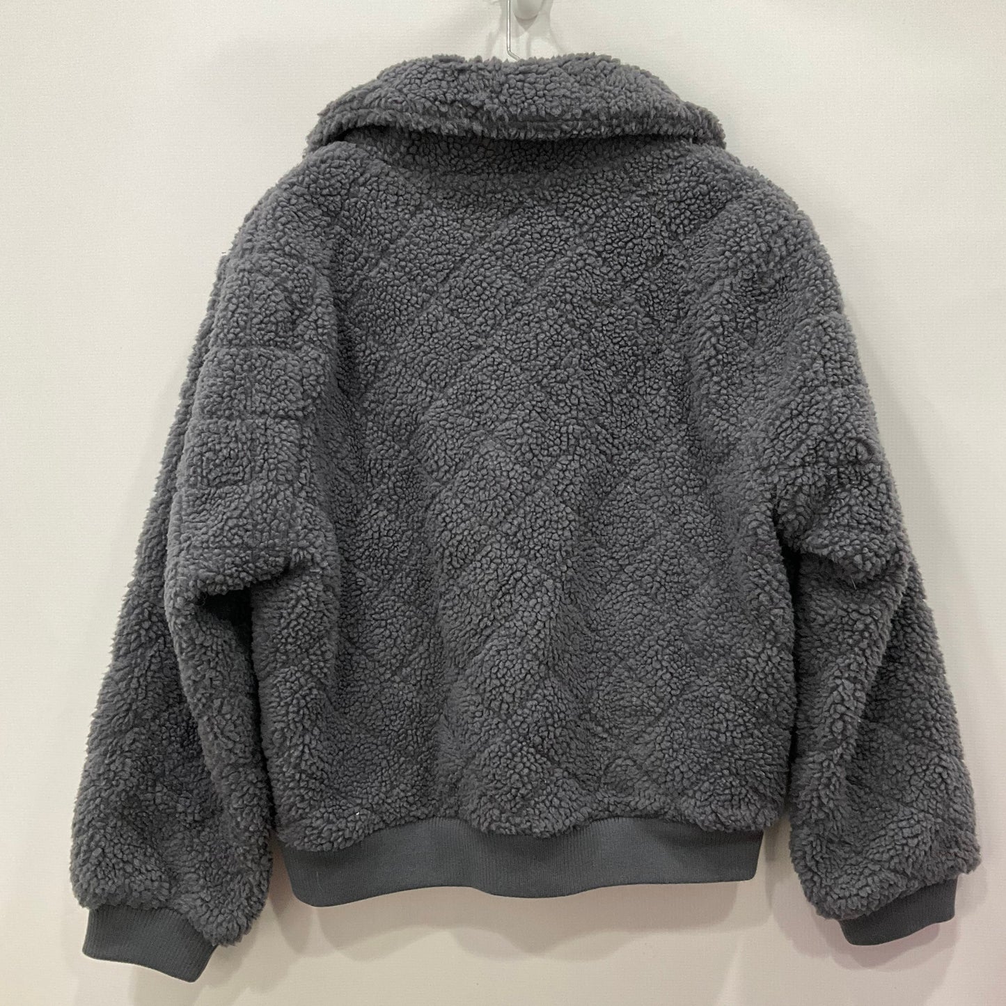 Jacket Fleece By Knox Rose In Grey, Size: L