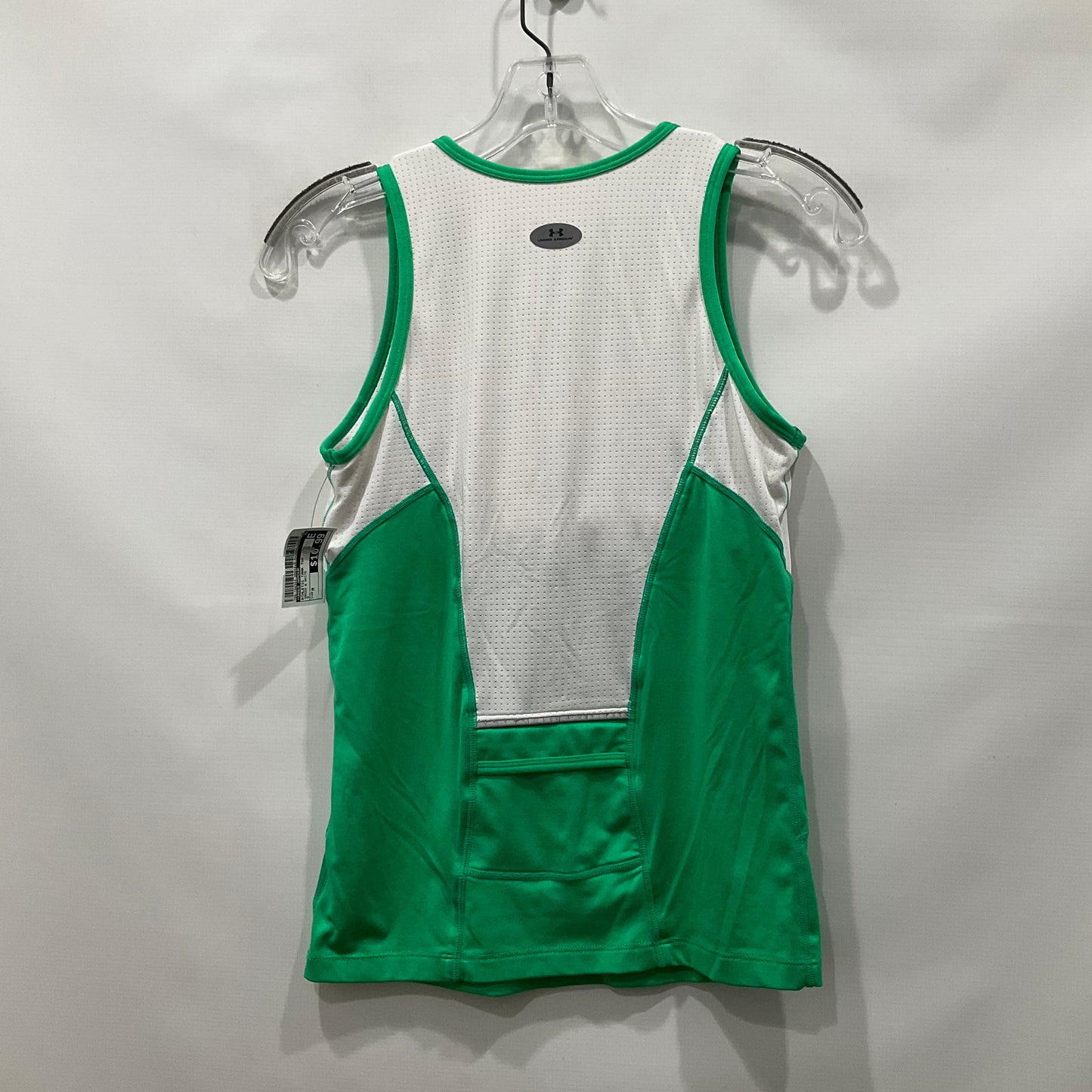 Green & White Athletic Tank Top Under Armour, Size M