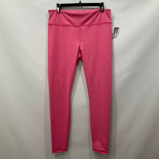 Pink Athletic Leggings Fabletics, Size L