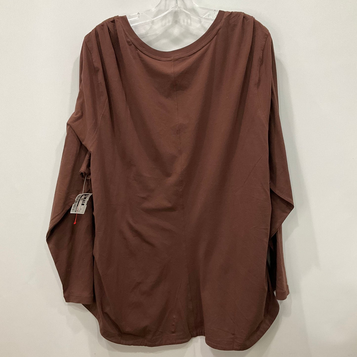 Top Long Sleeve By Athleta In Brown, Size: 3x