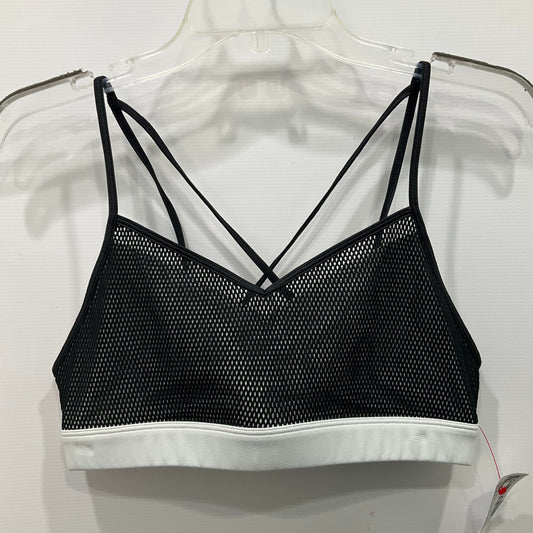 Athletic Bra By Alo In Black & White, Size: 2