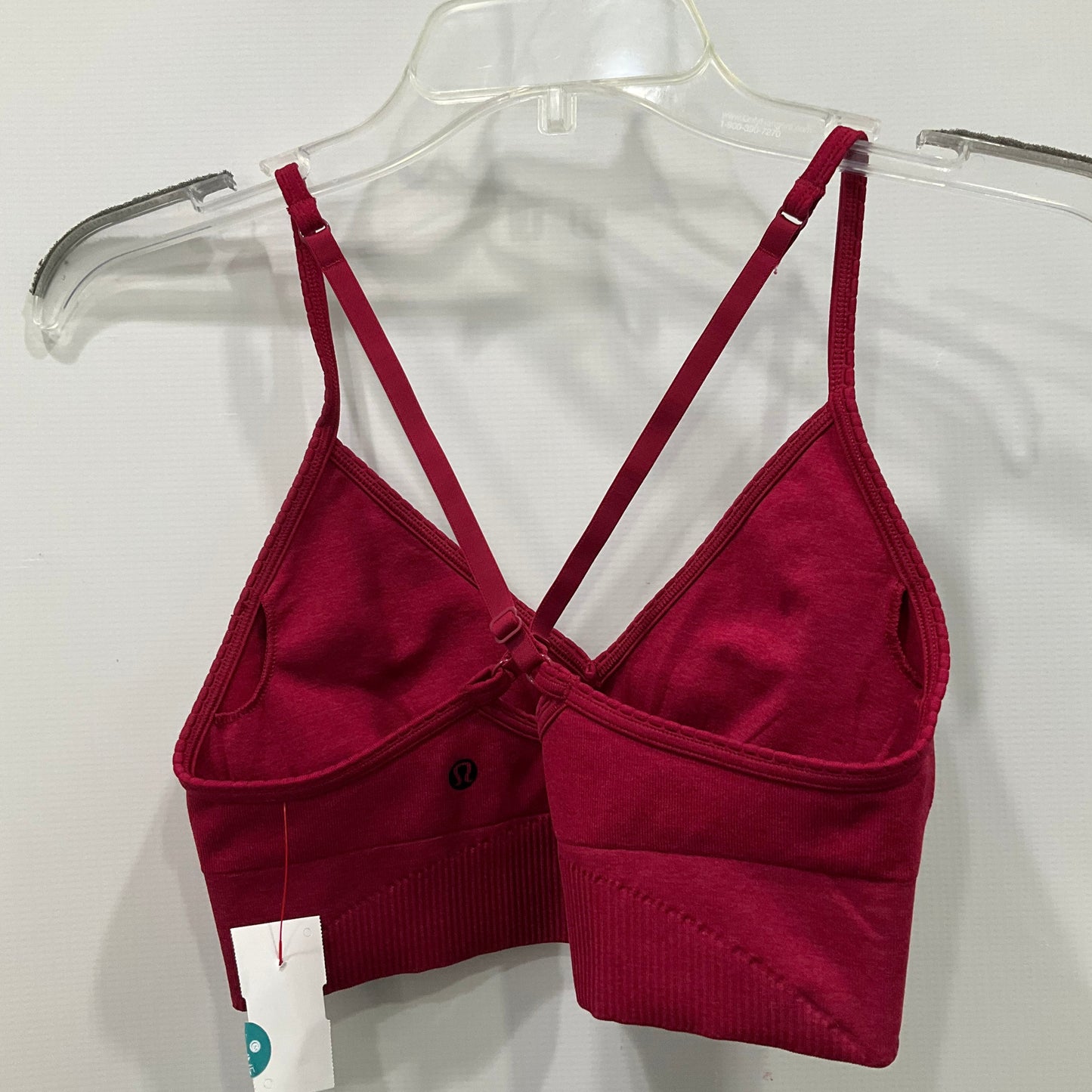 Athletic Bra By Lululemon In Red, Size: 2