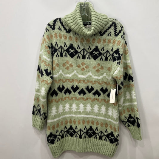 Sweater Dress By Anthropologie In Green, Size: Xs