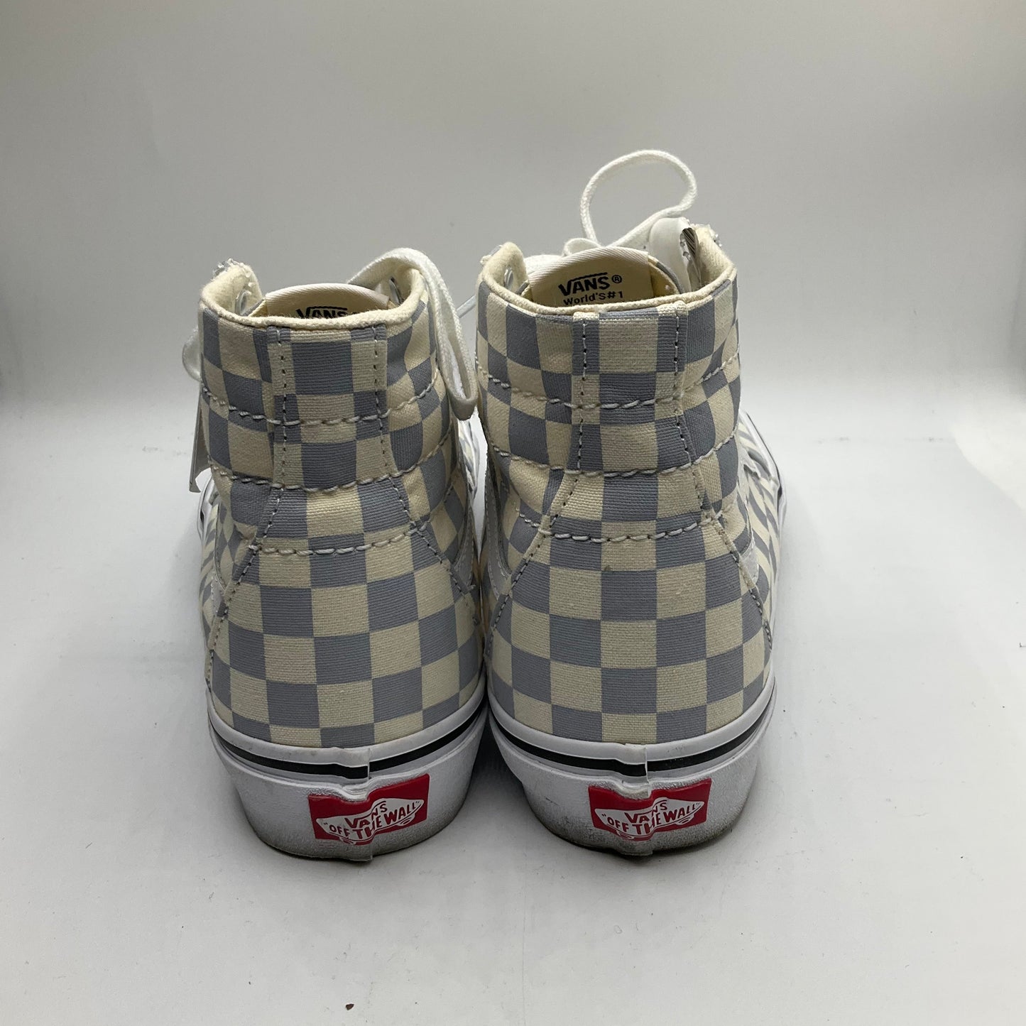 Shoes Sneakers By Vans In Blue & White, Size: 9.5