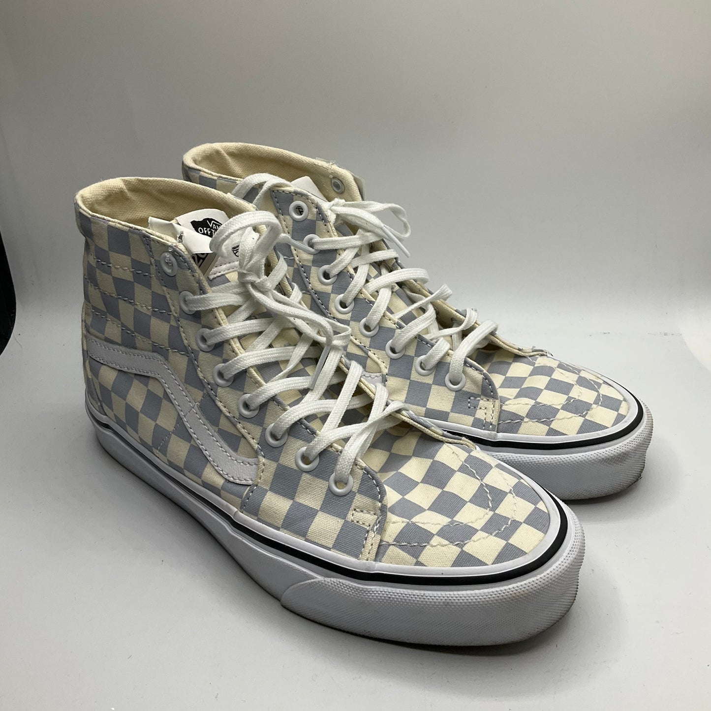 Shoes Sneakers By Vans In Blue & White, Size: 9.5