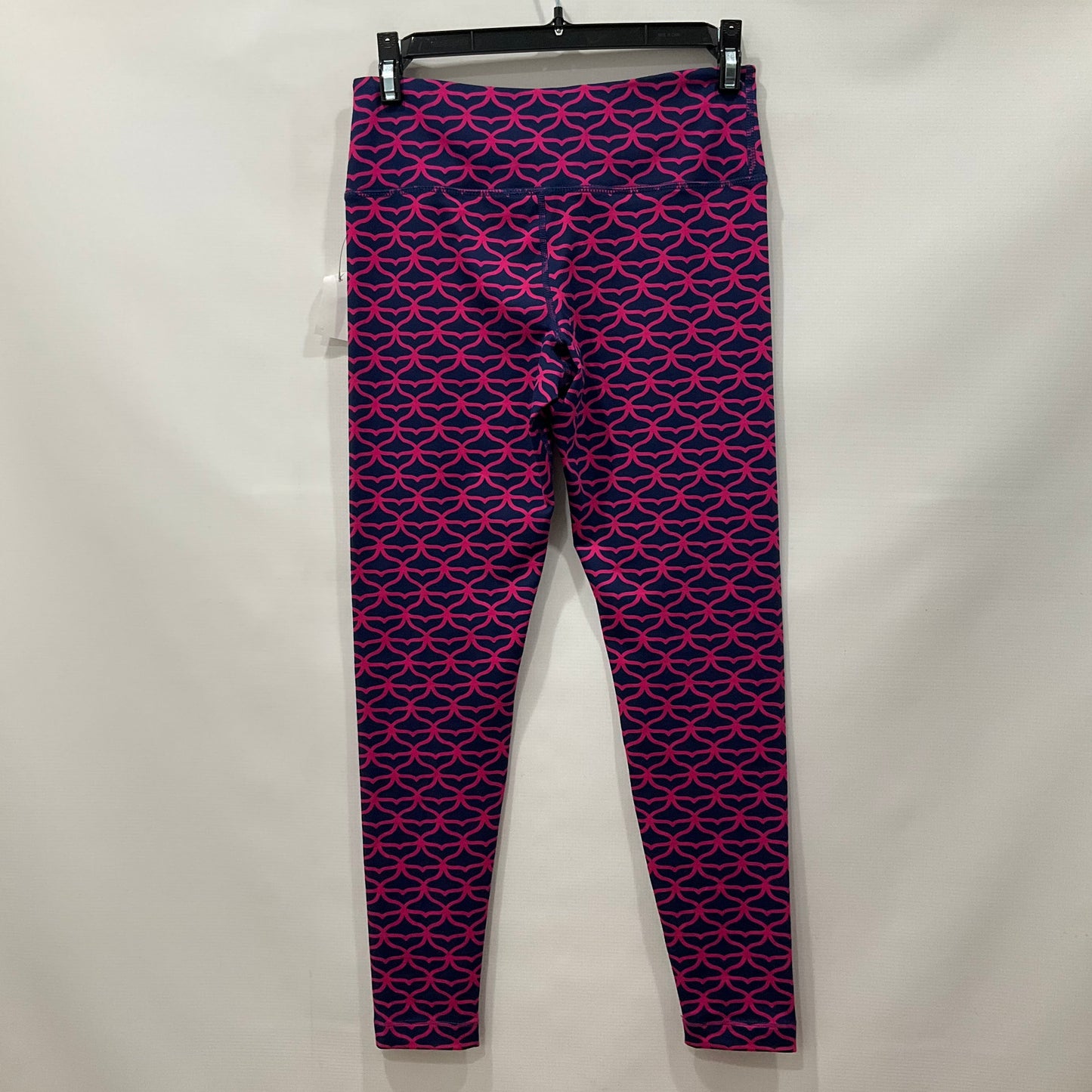 Pink Blue Athletic Leggings Capris Vineyard Vines, Size Xs