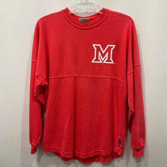 Red Top Long Sleeve spirit, Size Xs