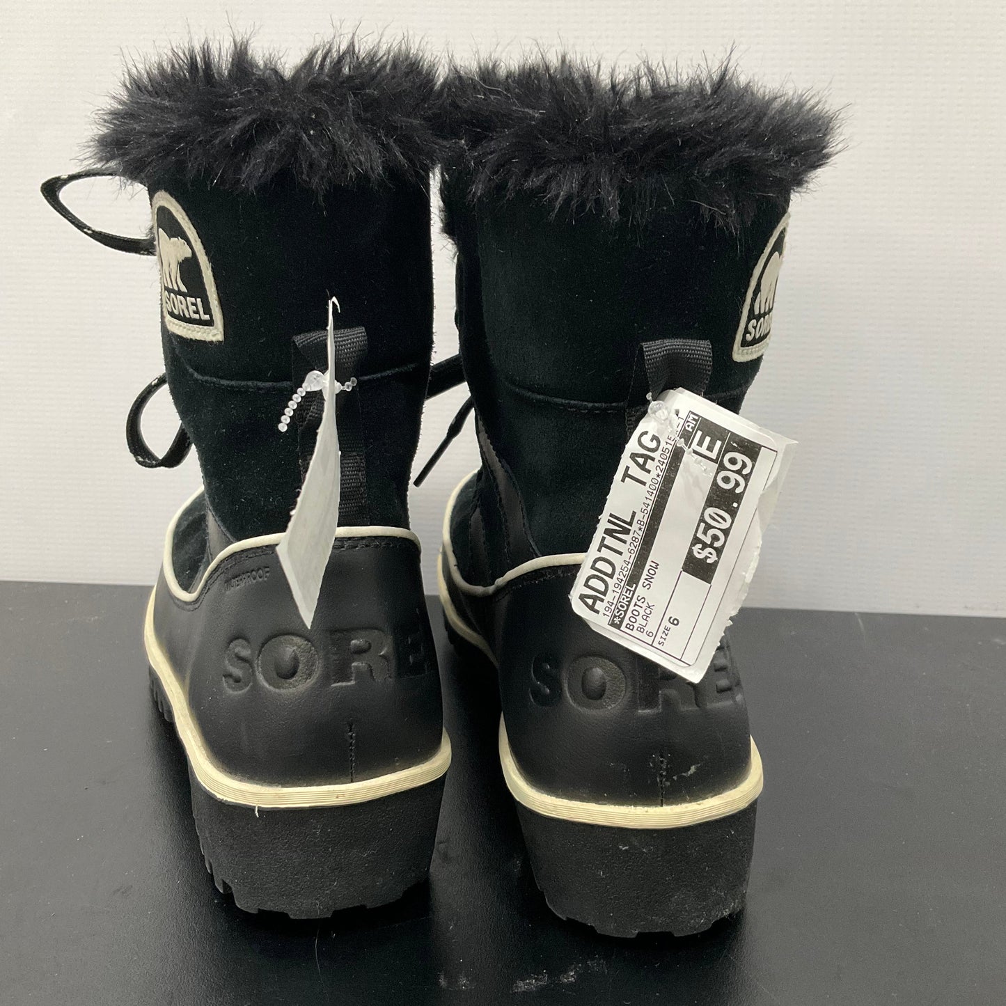 Boots Snow By Sorel In Black, Size: 6