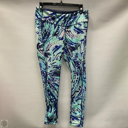 Athletic Leggings By Lilly Pulitzer In Blue, Size: M