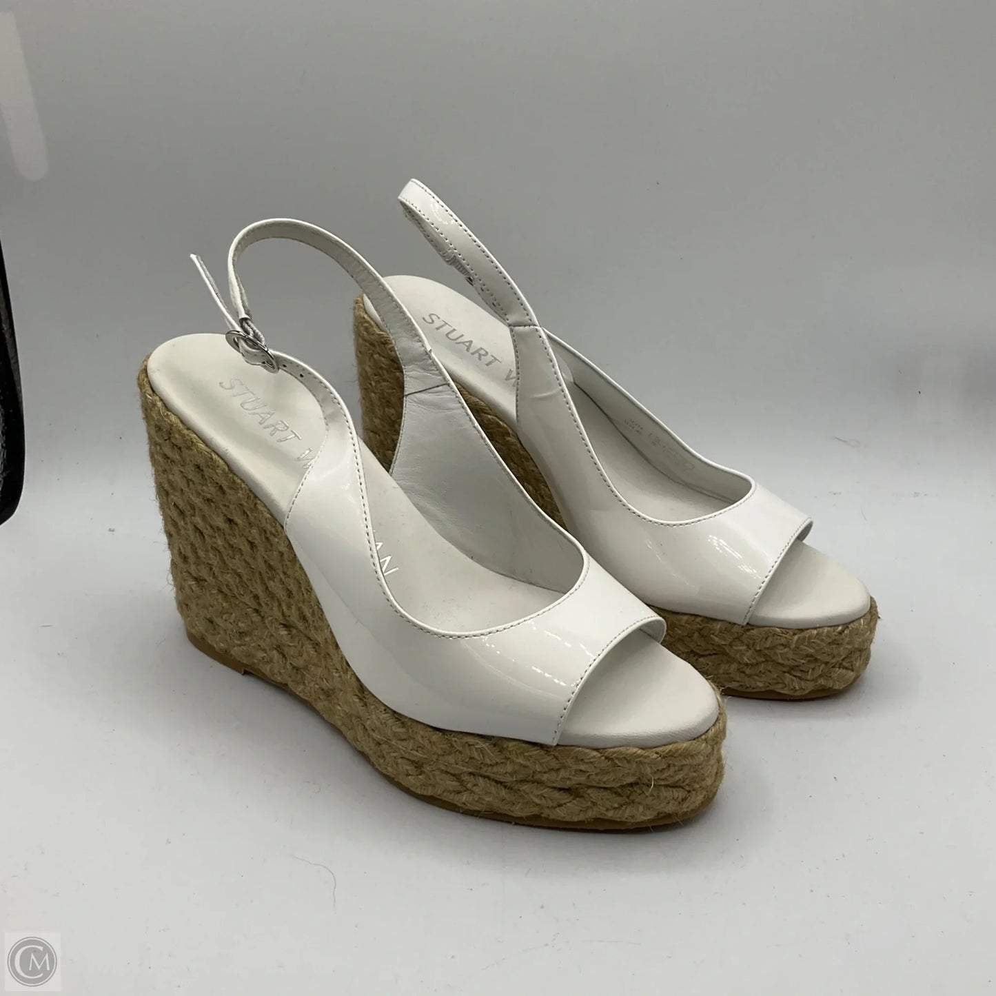 Sandals Heels Block By Stuart Weitzman In White, Size: 7