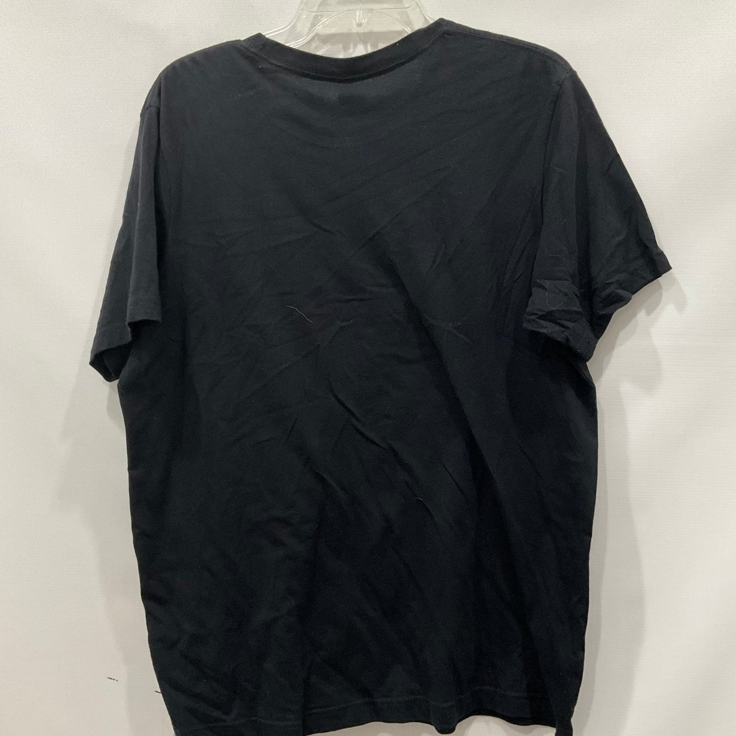 Black Top Short Sleeve Clothes Mentor, Size L